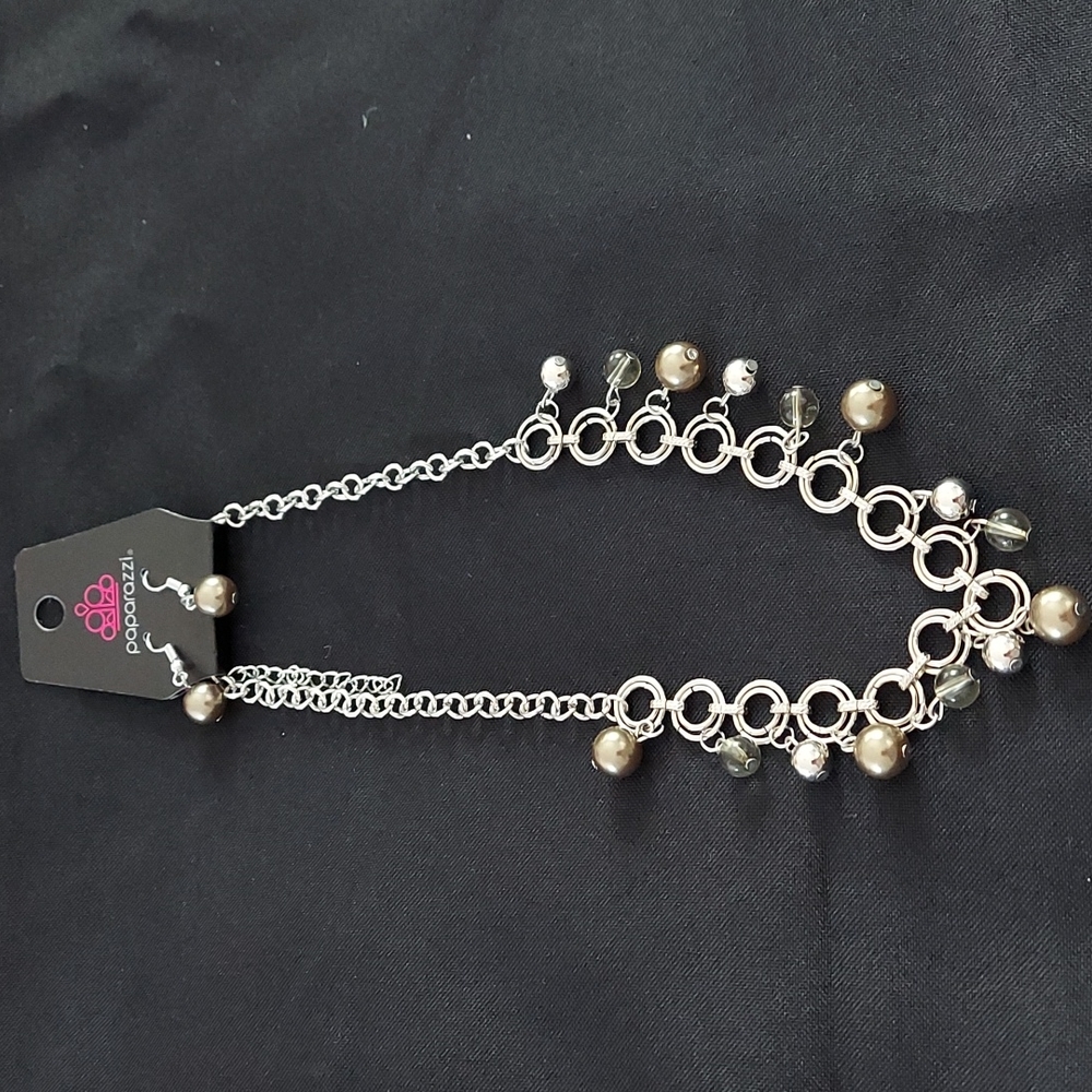 Necklace and earrings